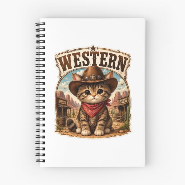 Item preview, Gatto Cowboy Western Kawaii  designed and sold by RipantinaFantasy .