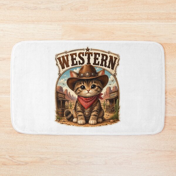 Item preview, Gatto Cowboy Western Kawaii  designed and sold by RipantinaFantasy .