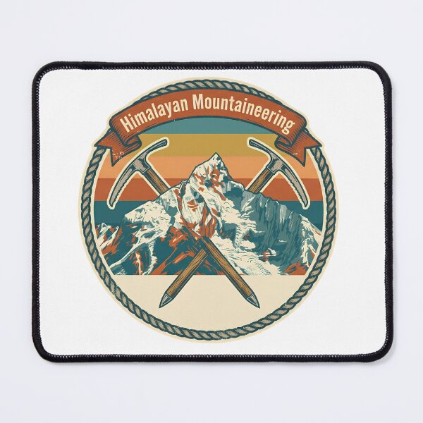 Item preview, Himalayan Mountaineering Crossed Ice Axes Expedition Crest Essential T-Shirt designed and sold by pawsome purrfect.