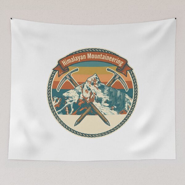 Item preview, Himalayan Mountaineering Crossed Ice Axes Expedition Crest Essential T-Shirt designed and sold by pawsome purrfect.