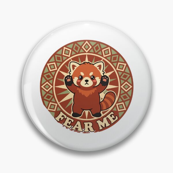 Item preview, Funny Fear Me Red Panda Cute Boho Retro Sun designed and sold by Arc2020.