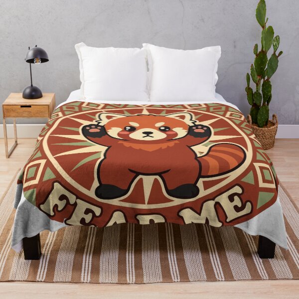 Item preview, Funny Fear Me Red Panda Cute Boho Retro Sun designed and sold by Arc2020.