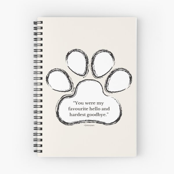 Item preview, Dog Memorial Gift, Hardest Goodbye Quote, Pet Loss Remembrance, Dog Loss Memorial - Quote Two designed and sold by AnimalVibes.