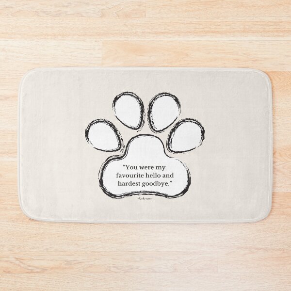 Item preview, Dog Memorial Gift, Hardest Goodbye Quote, Pet Loss Remembrance, Dog Loss Memorial - Quote Two designed and sold by AnimalVibes.