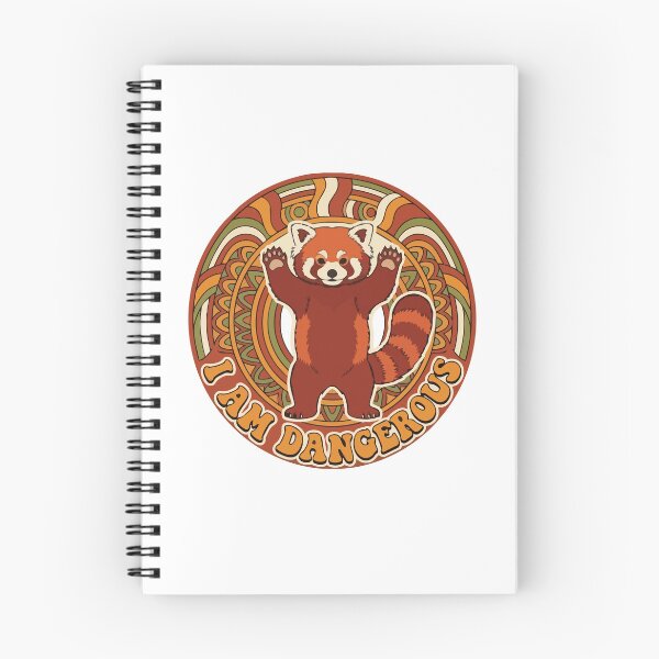 Item preview, I Am Dangerous Funny Red Panda 70s Retro Sun designed and sold by Arc2020.