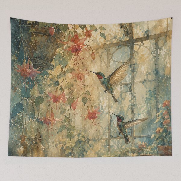 Item preview, Golden sunlight in a lush greenhouse designed and sold by careninemajesty.