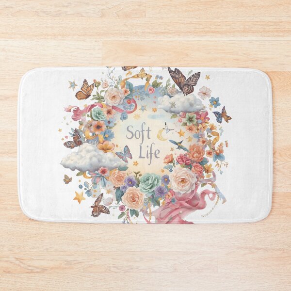 Item preview, Soft Life | Dreamy Whimsical Botanical & Celestial Illustration designed and sold by catcurio.