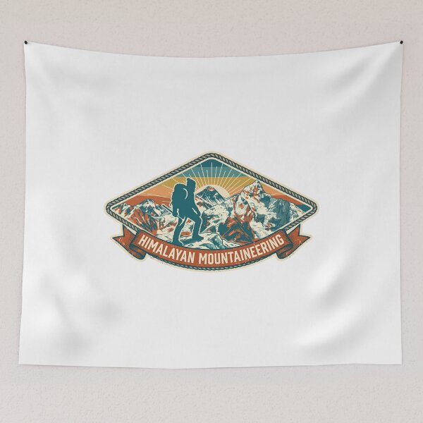 Item preview, Himalayan Mountaineering Diamond Crest Alpine Summit Explorer Essential T-Shirt designed and sold by pawsome purrfect.