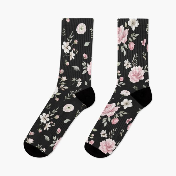 Item preview, Pink Roses and White Floral Pattern designed and sold by Rama KLK.