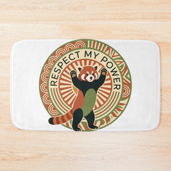 Item preview, Respect My Power Red Panda Minimalist Boho Sun designed and sold by Arc2020.