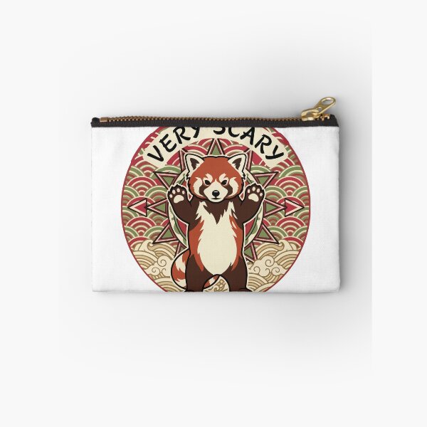 Item preview, Very Scary Red Panda Japanese Woodblock Boho Sun designed and sold by Arc2020.