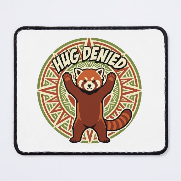 Item preview, Hug Denied Funny Red Panda Pop Art Boho Sun designed and sold by Arc2020.
