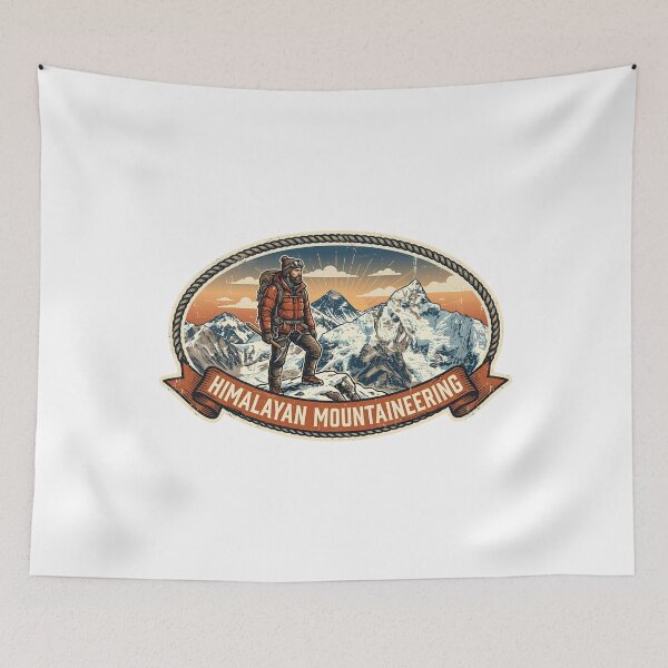 Item preview, Himalayan Mountaineering Ridge View High Altitude Expedition Essential T-Shirt designed and sold by pawsome purrfect.