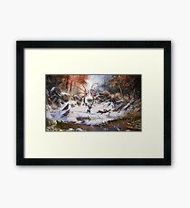 A Thunderous Howl Framed Print
