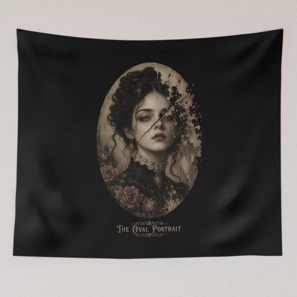 Item preview, Edgar Allan Poe – The Oval Portrait in Beautiful Decay designed and sold by Fenay Designs.