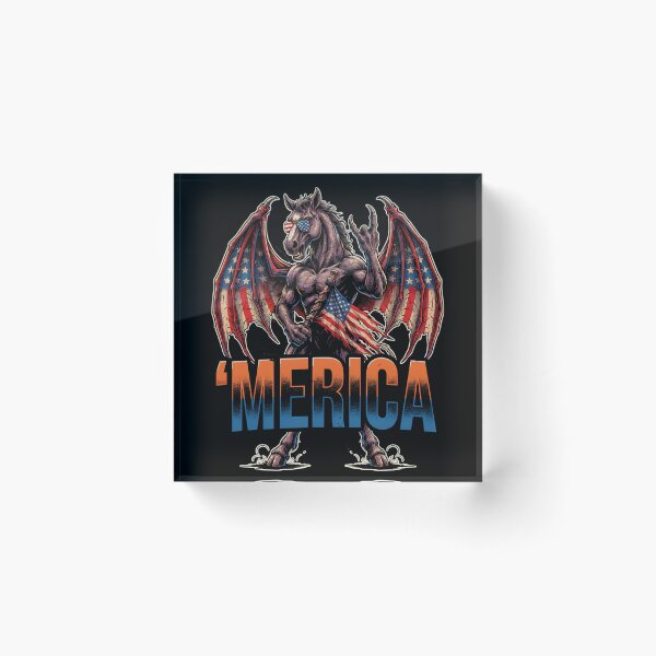 Item preview, 'Merica Jersey Devil American Flag Wings Tee designed and sold by DarylWelsh2024.