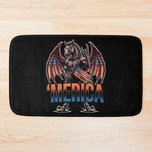 Item preview, 'Merica Jersey Devil American Flag Wings Tee designed and sold by DarylWelsh2024.