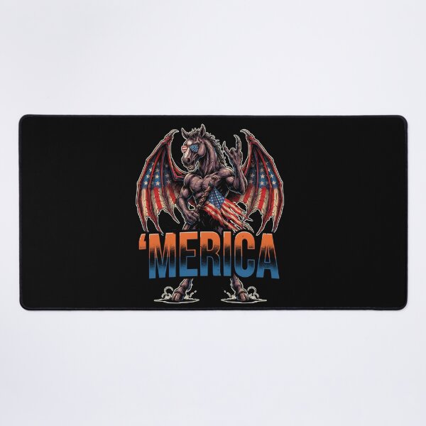 Item preview, 'Merica Jersey Devil American Flag Wings Tee designed and sold by DarylWelsh2024.