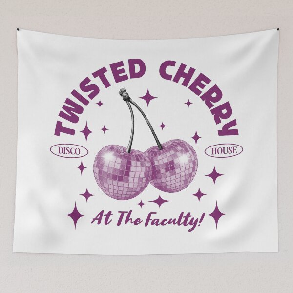 Item preview, TWISTED CHERRY - Disco Cherries (Black cherry) designed and sold by Discothreadz.
