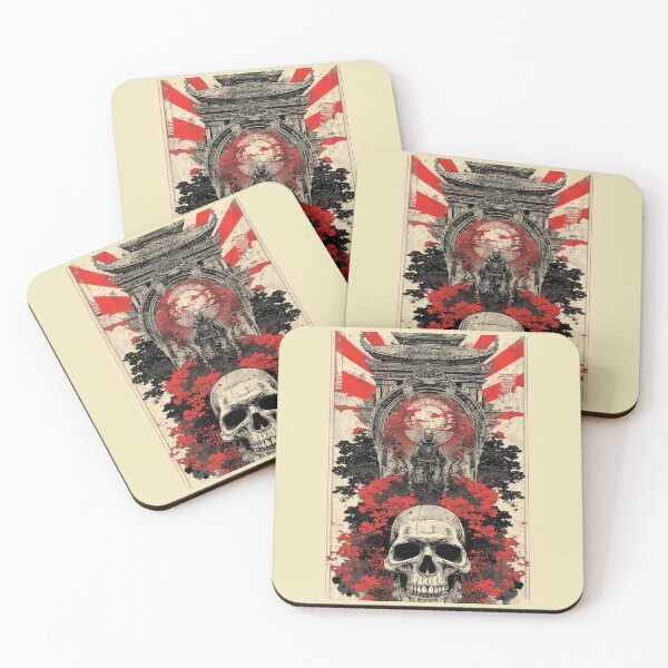 Item preview, SAMURAI SKULLS: Honor, After Death designed and sold by FANTASY FRENZY.