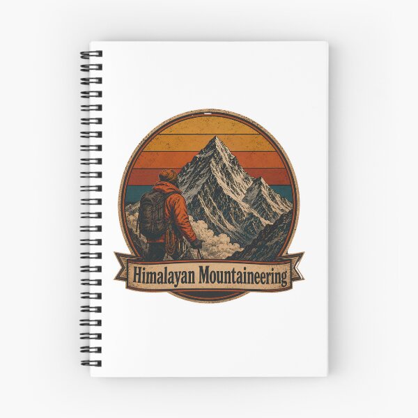 Item preview, Himalayan Mountaineering Trekking Expedition Retro Badge Essential T-Shirt designed and sold by pawsome purrfect.