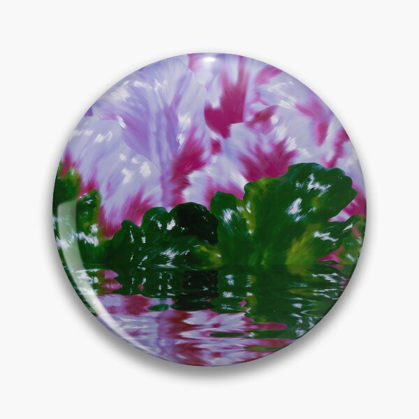 Item preview, Electric Peony Reflection In Bloom designed and sold by bubblegoth.