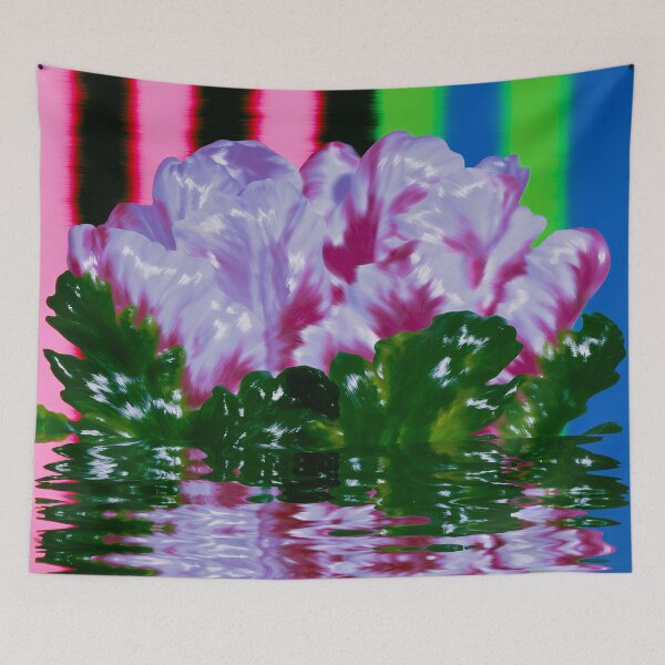 Item preview, Electric Peony Reflection In Bloom designed and sold by bubblegoth.