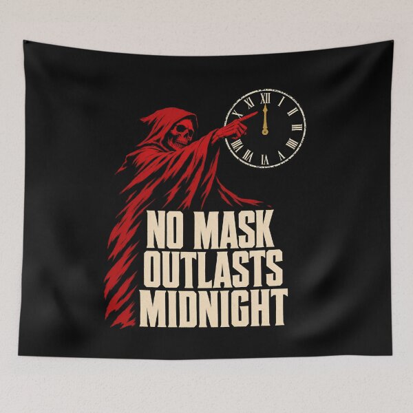 Item preview, Edgar Allan Poe – No Mask Outlasts Midnight designed and sold by Fenay Designs.