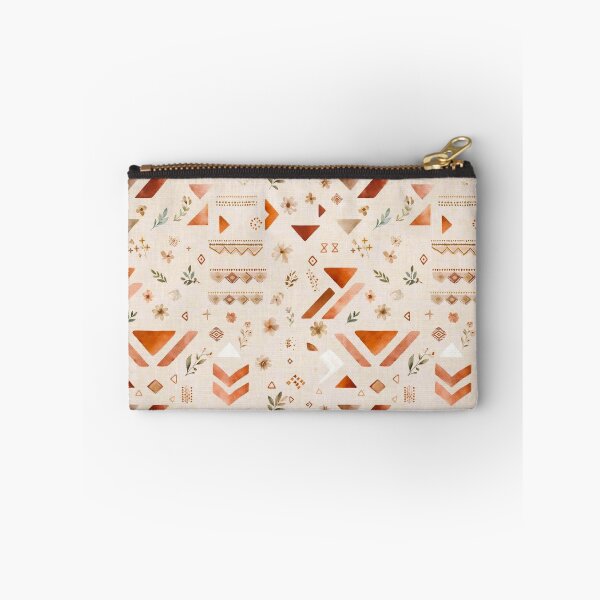 Item preview, Boho Terracotta Geometric Tribal Pattern designed and sold by Rama KLK.