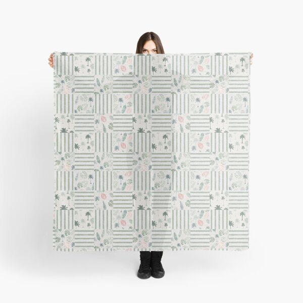 Item preview, Tropical Botanical Linen Quilt designed and sold by caladayart.