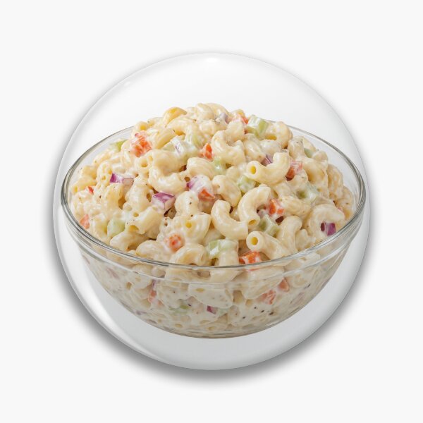 Item preview, Macaroni Salad on White Background designed and sold by PriyankaSonara.
