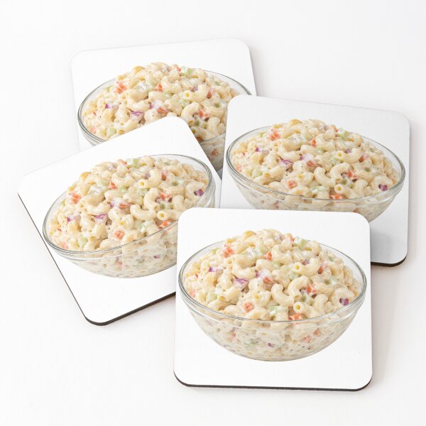 Item preview, Macaroni Salad on White Background designed and sold by PriyankaSonara.