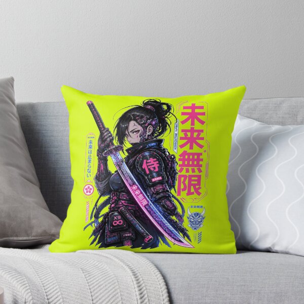 Item preview, Mirai Mugen – Cyber Samurai Future Warrior | Neon Japanese  designed and sold by Cavalier-org.