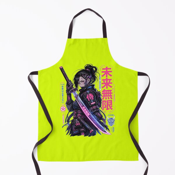 Item preview, Mirai Mugen – Cyber Samurai Future Warrior | Neon Japanese designed and sold by Cavalier-org.