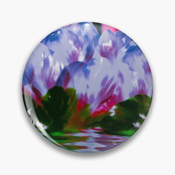 Item preview, Psychedelic Blossom Over Rippling Water designed and sold by bubblegoth.
