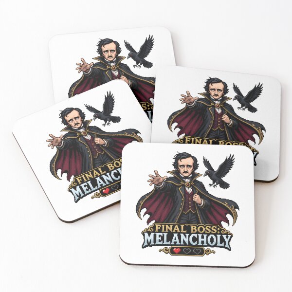 Item preview, Edgar Allan Poe – Final Boss Melancholy designed and sold by Fenay Designs.