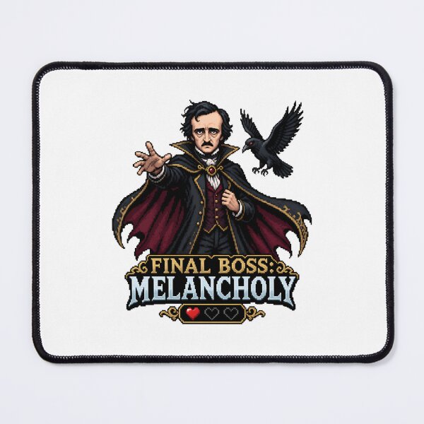 Item preview, Edgar Allan Poe – Final Boss Melancholy designed and sold by Fenay Designs.