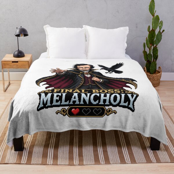 Item preview, Edgar Allan Poe – Final Boss Melancholy designed and sold by Fenay Designs.
