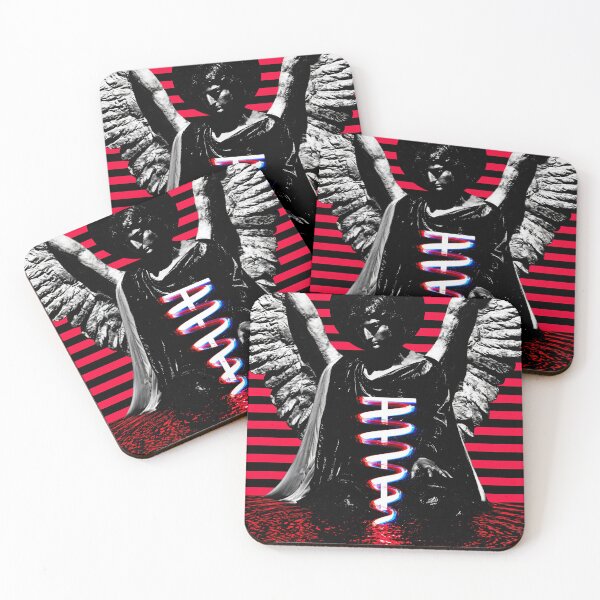 Item preview, Gothic Angel Under Neon Stripes designed and sold by bubblegoth.
