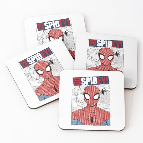 Item preview, Kawaii Spidey Web Slinger Comic Superhero Cartoon Art designed and sold by Krasnovaovaova.