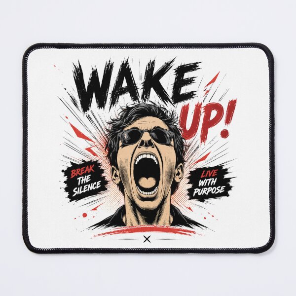 Item preview, Wake Up! Break the Silence Motivation Design designed and sold by WakeUpByLP.