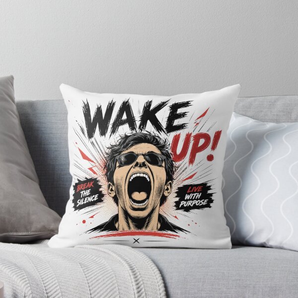 Item preview, Wake Up! Break the Silence Motivation Design designed and sold by WakeUpByLP.