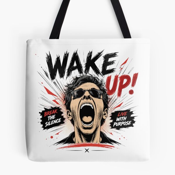 Item preview, Wake Up! Break the Silence Motivation Design designed and sold by WakeUpByLP.