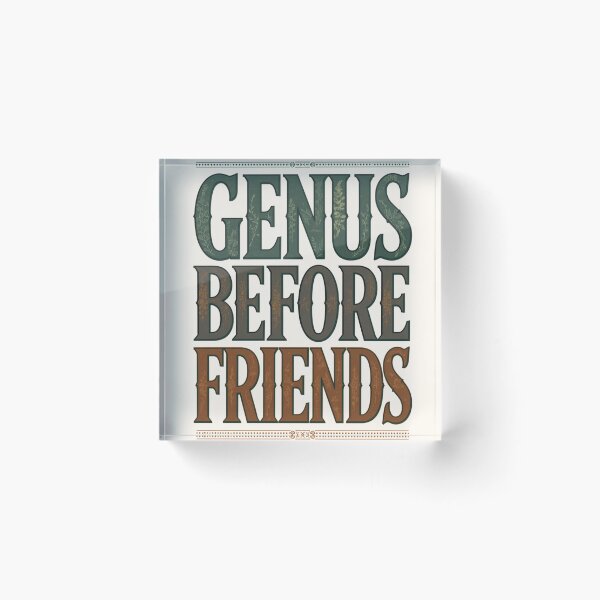 Item preview, Genus Before Friends Funny Biologist Nature Tee designed and sold by PlanningPress.