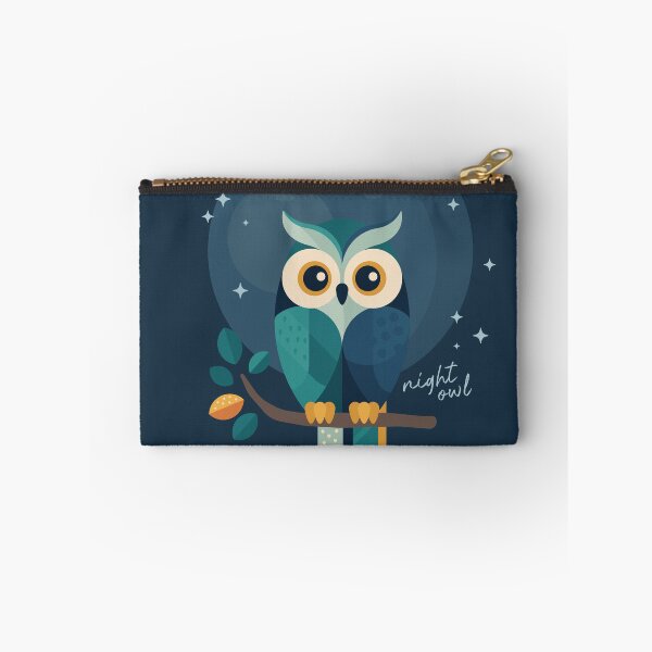 Item preview, Night Owl | Modern Geometric Owl Illustration designed and sold by Lucy Cooper.