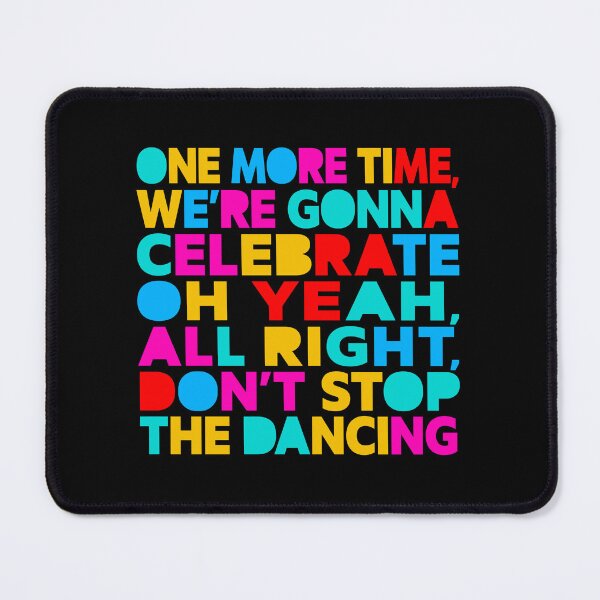 Item preview, One More Time We're Gonna Celebrate – Electronic Music Inspired Retro Typography  designed and sold by paulo silveira.