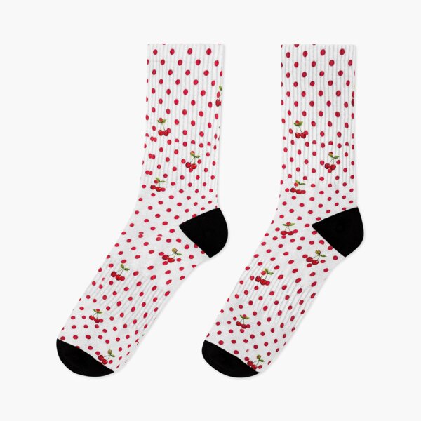 Item preview, Cute Red Cherry Polka Dot Pattern designed and sold by Rama KLK.