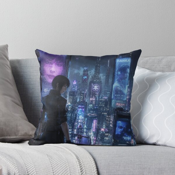 Item preview, Cyberpunk cityscape under the rain designed and sold by mattewjoilen.