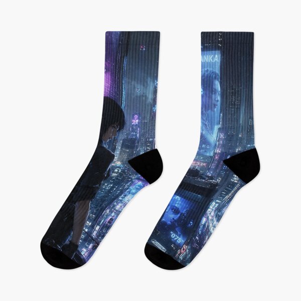 Item preview, Cyberpunk cityscape under the rain designed and sold by mattewjoilen.