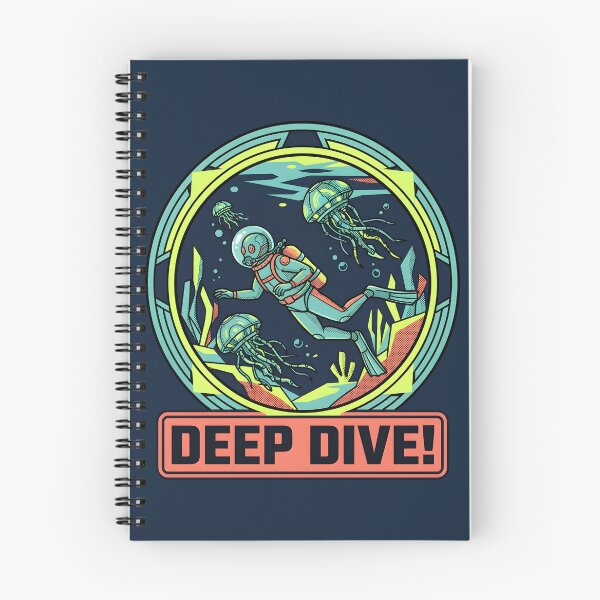 Item preview, Deep Dive Retro Alien Scuba Diver Mechanical Jellyfish designed and sold by DuckOddity.
